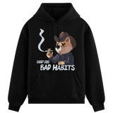 BAD HABITS BLACK HOODIE