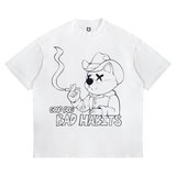 BAD HABITS WHITE TEE