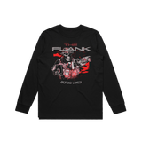 RNL X The Flank Graphic Long Tee (Black)